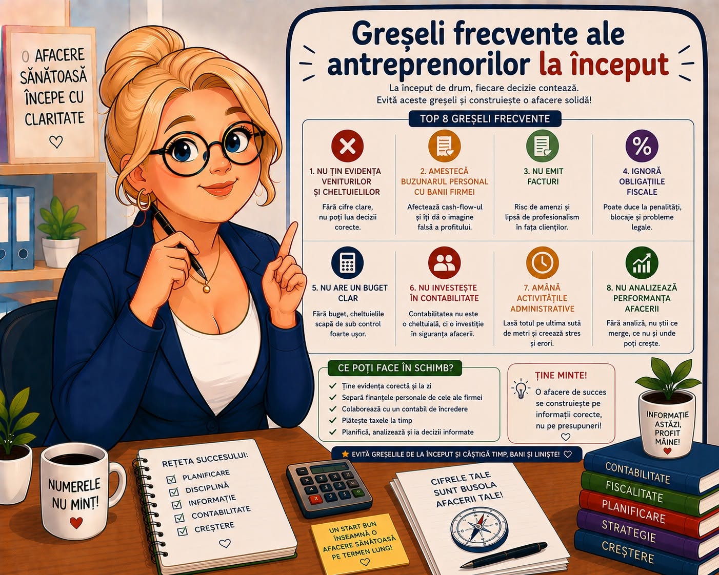 Greșeli frecvente ale antreprenorilor la început